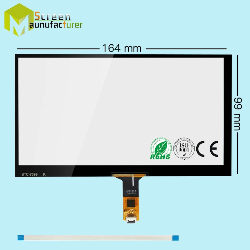 Brand New 7'' Compatible replacement HST 127T17 R10317-V2 For Car navigation GPS DVD Touch screen digitizer 7 inch panel |