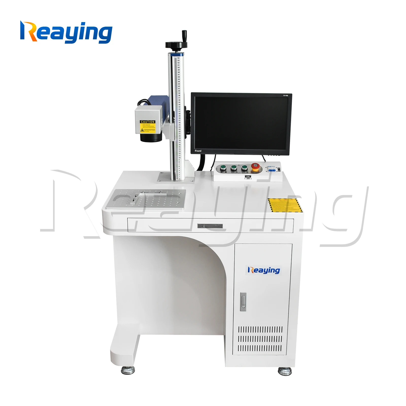 

30W 50W Raycus Fiber Laser Marking Engraving Engraver Machine Metal &Non-metal CE FDA