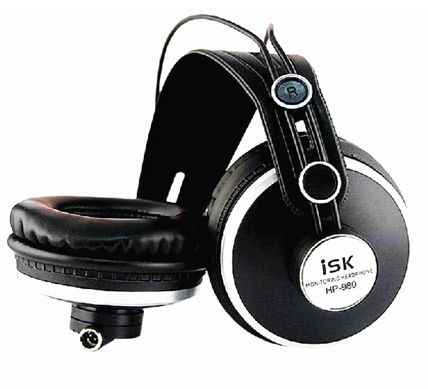 Шумоподавляющие наушники ISK HP 980 с закрытой спинкой Hi Fi для диджея студийного