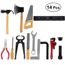 14 шт. Моделирование Инструменты для ремонта притворяться играть в обучение Развивающие Набор детских игрушек набор обслуживание игрушка для детей