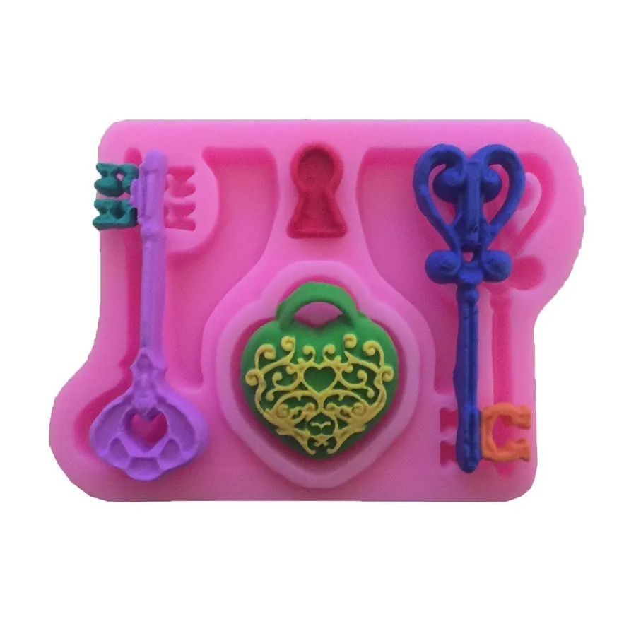 

Cake Pastry Accessories Key Shape Silicone Mold For Baking Fondant Molds Cake Decorating Tools Craft Pastry Chocolate Mold