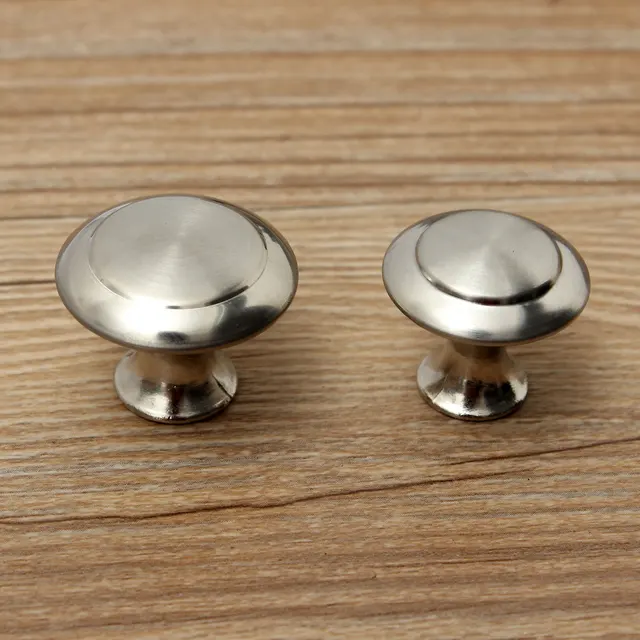 Cheap 24/28mm Stainless Steel Satin Kitchen Cabinet Pull Knob Door Drawer Cabinet Furniture Hardware Handle Wardrobe Pull Handle Knobs Cheap 24/28mm Stainless Steel Satin Kitchen Cabinet Pull Knob Door Drawer Cabinet Furniture Hardware Handle Wardrobe Pull Handle Knobs