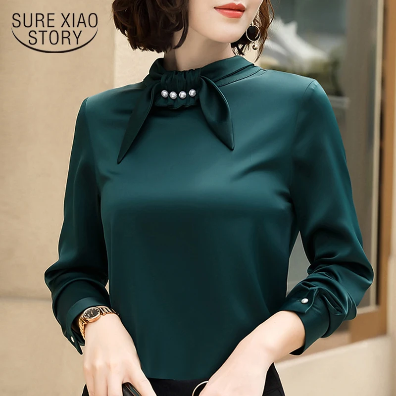 womens tops and blouses long sleeve women shirts fashion women blouses 2019 spring women chiffon blouse shirt blusas 1605 60