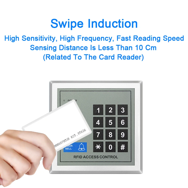 20pcs Proximity Card EM4100 Tk4100 125khz 1.8mm Access Control Smart Card Keyfob Tags Sticker Key Fob Token Ring Key RFID Card
