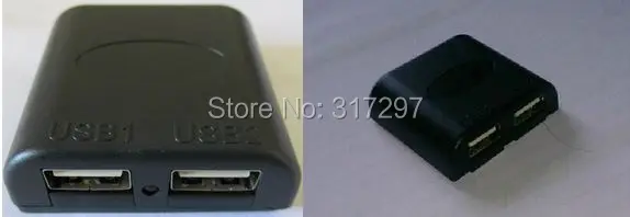 DIY Использовать Вход 5 В 12 в выход двойной USB Макс 2.5A распределительная коробка
