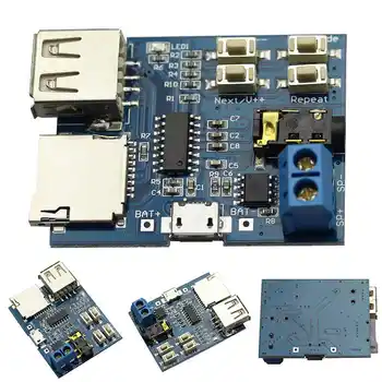 

New Arrival TF Card U Disk MP3 Format Decoder Board Module Amplifier Decoding Audio Player