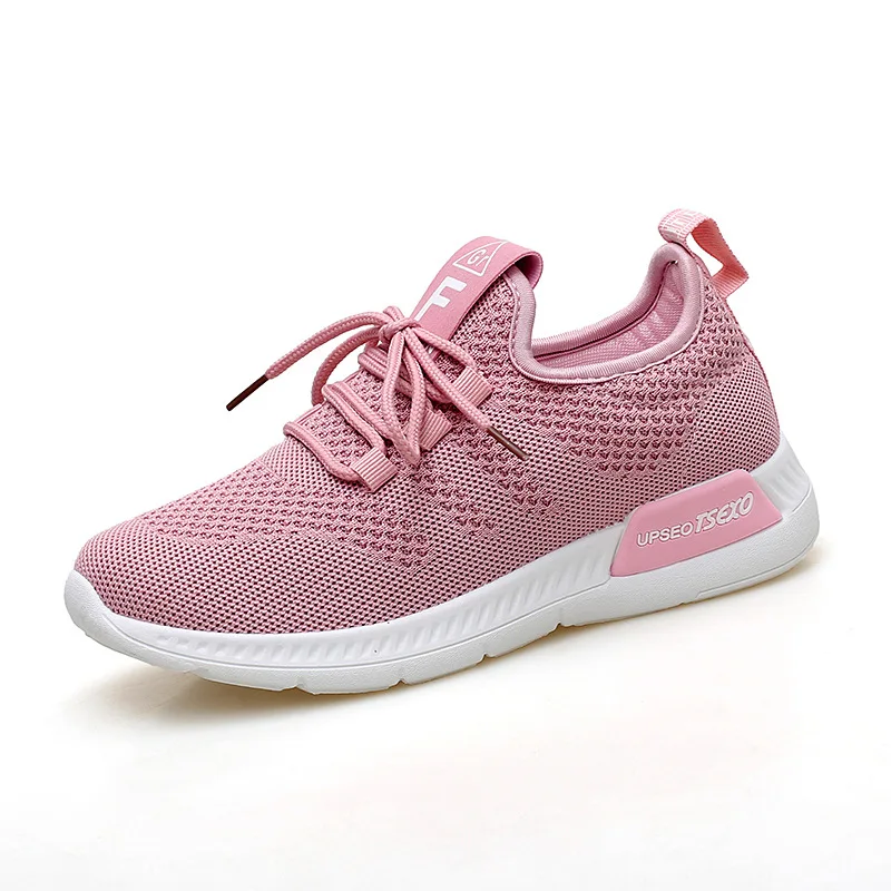 

STAN SHARK Women's Casual Shoes Flyknit Mesh Summer Breathable Woman Sneakers for Ladies Light Weight Flats Outdoor Footwear