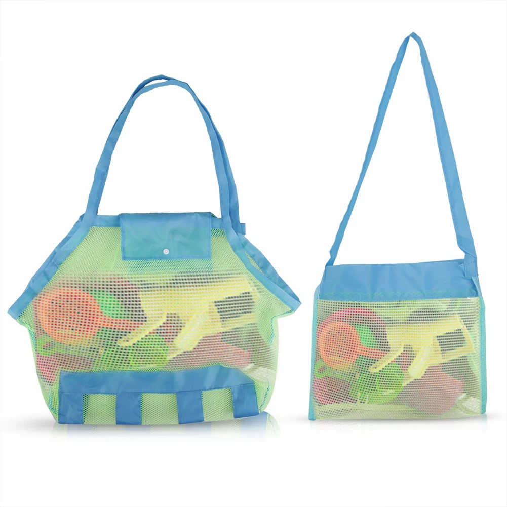 Новые складные детские сумки для игрушек пляжная сумка из сетки детские игрушки для ванной пляжные игрушки сумка для переноски сетчатые корзины для наружной подвесной сумки