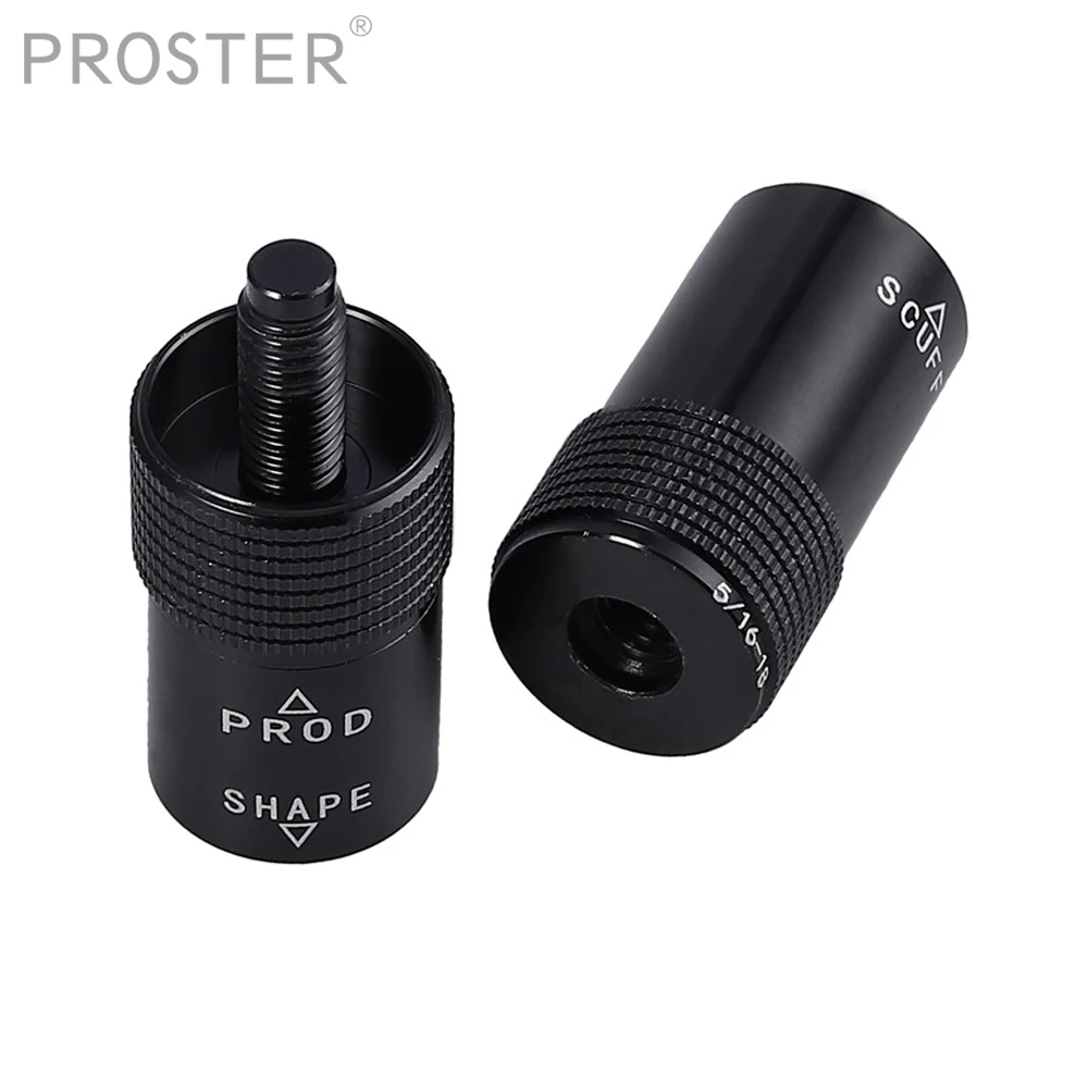 Proster 4 in 1 Snooker Billiard Pool Tip Tool Accessory Shaper Scuffer Aerator Stick Joint Protector 5/16 X 18 Size Black | Инструменты