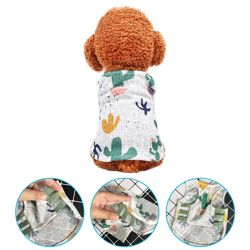 

Pet Vest Dog Cat Summer Clothes Thin Section Law Fighting Keji Pajamas Vest Sun Protection Top Styling Animal Accessories