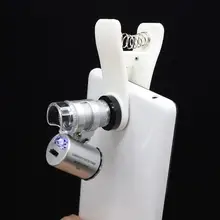 Мобильный телефон увеличительная линза микроскопа 60x оптический телескоп объектив камеры LE