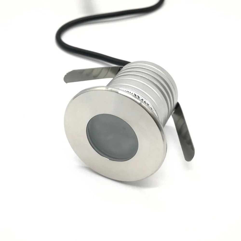 3W Safe Swimming Pool Spotlight IP68 Underwater Fountain Light DC12 24V