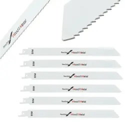 1 шт. x 225 мм S1122BF гибкий BIM лезвие для сабельной пилы для металла и дерева