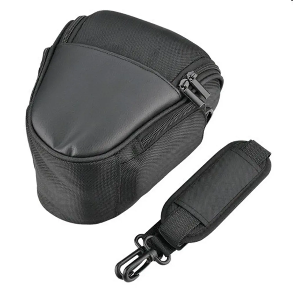

NEW Fashion SLR Camera Bag Black Shoulder Digital SLR Camera Photo Backpack Bag Case With 360 All Weather Cover