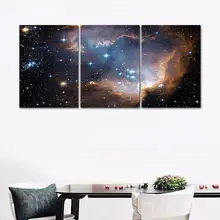 Три предмета, картина маслом, звездная ночь, Безрамная декоративная живопись, ядро, Современная Абстрактная живопись маслом, домашние подвесные картины