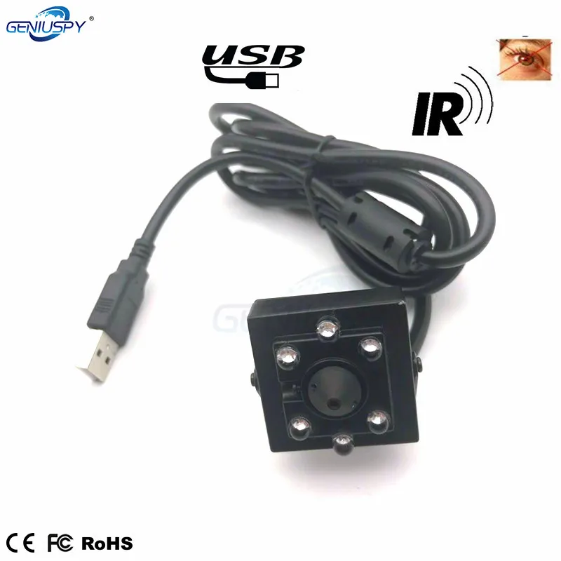 720P 1MP Miniature Size Industry CCTV Security Nest USB Camera Mini infrared Night Vision IR 6pcs 940nm led Web Cam | Безопасность и