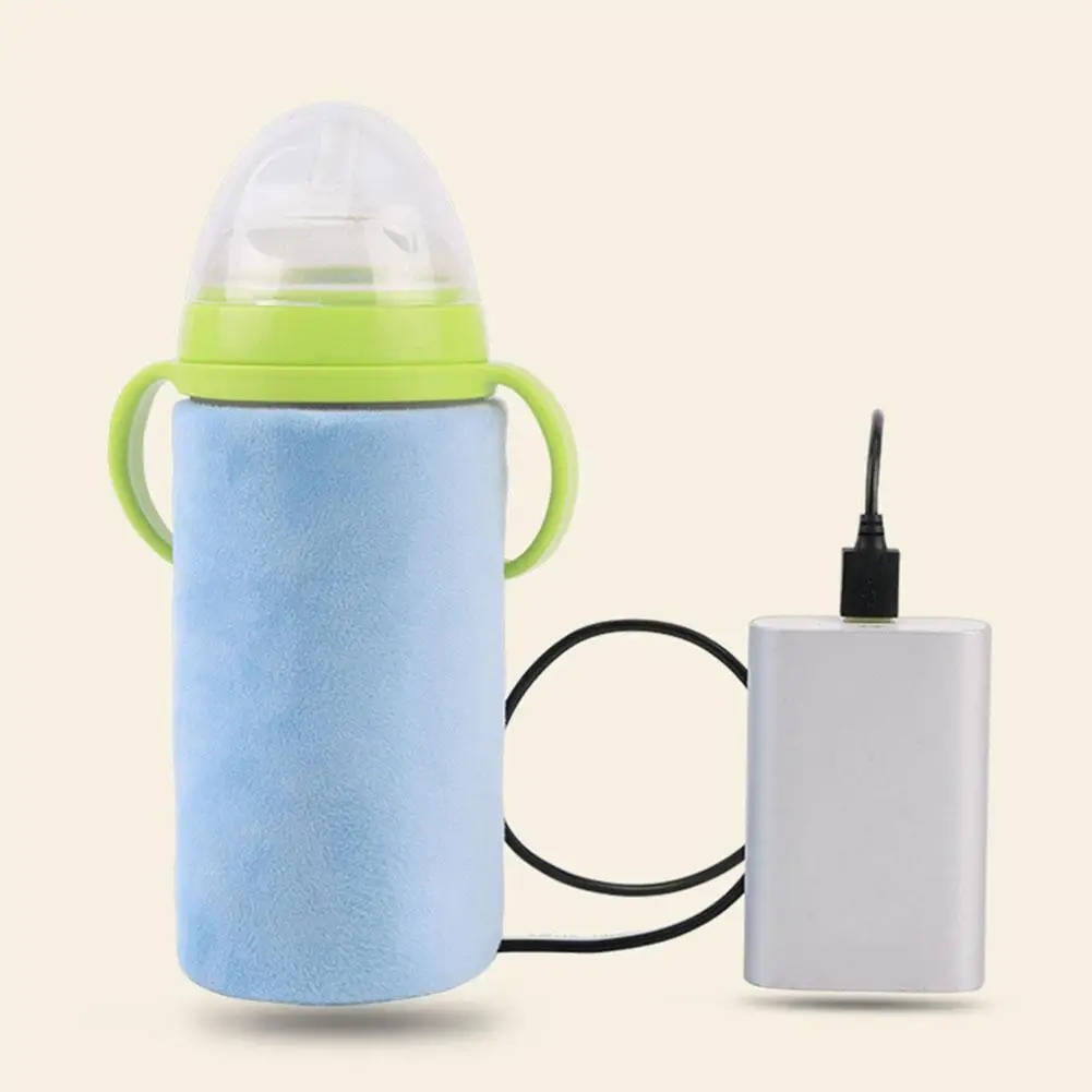 USB бутылочка грелка изоляционная крышка бутылочка для кормления термостат Открытый Портативный молоко обогрев грелка подогреватель молока для ребенка Crae