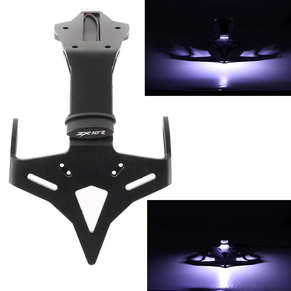 

CNC Motorcycle LED Fender Eliminator License Plate Holder Bracket For KAWASAKI ZX-10R ZX10R 2011 2012 2013 2014 2015 2016 2017