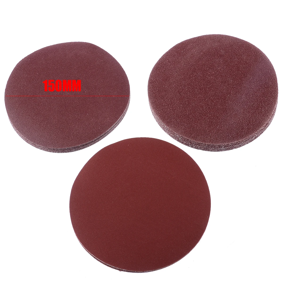 30PCS 6 inch Self Adhesive Sanding Disc Disk Sand Sheets 60/120/240