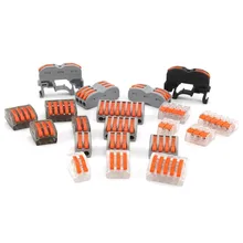 Conector de fios, mini rápido 221 pct 222 413 Spl-2 3 condutor de fiação universal compacto, bloco terminal push-in china china