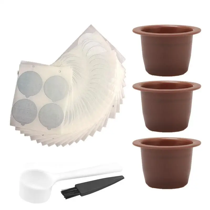 Reusable Coffee Capsule Refillable DIY Disposable Pods For Nespresso Machines Reusable Coffee Capsule Refillable DIY Disposable Pods For Nespresso Machines