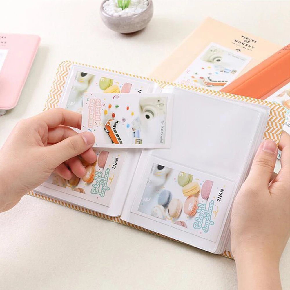 

Albums Mini Instant Picture Case Storage 64 Pockets For Polaroid Photo Album Fujifilm Instax Mini8 Film Photography Tool