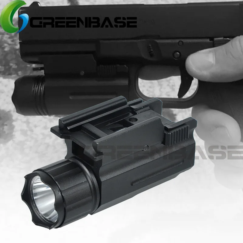 

Greenbase Tactical Purple Flashlight weapon light For Glock 20mm Rail Weaver Picatinny Multifunctional flashlight airsoft arma