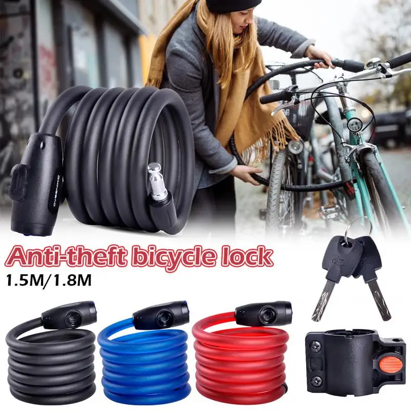 

Anti-theft Lock Electric Car Portable Steel Cable Lock Bicycle Accessory