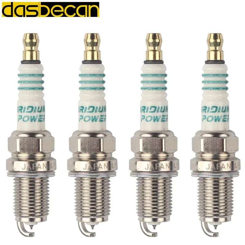 

Dasbecan 4 Pcs Iridium Spark Plug IK20 5304 IFR6A11 BKR6EIX BKR6EIX11 ZFR6FIX11 MS851571 99906-910X9007 7760383 3R23-12405-CA
