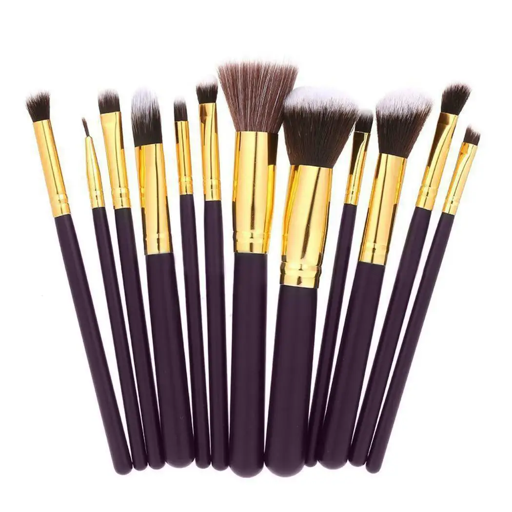 

12Pcs Makeup Brushes Powder Foundation Eyeshadow Cosmetics Kit