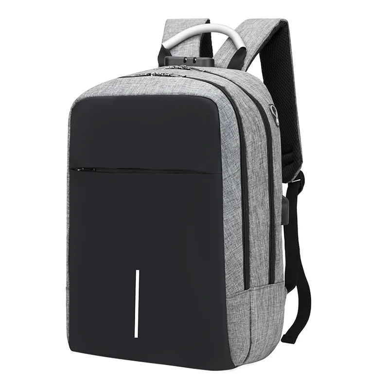 

Anti Theft Laptop USB Anti-Theft Smart Man Backpack Male Antitheft Charging For Teenager School Bag Oxford Casual Back Pack 2019