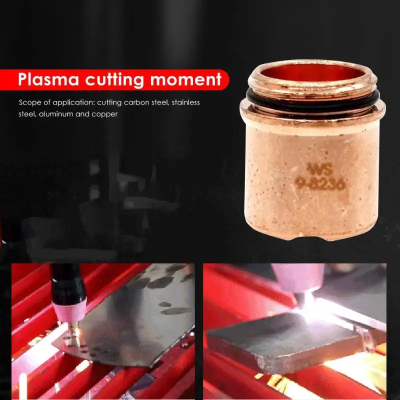 

5pcs 9-8236 Plasma Torch Shield Cap for Thermal Dynamics Welding Machine Parts Cutting Torch Consumables Welding Soldering Tools