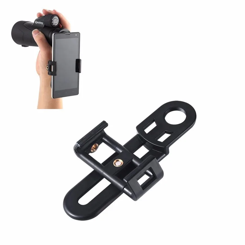 

NEW Cell Phone Mount Holder Adapter Bracket Binoculars Monocular Telescope Spotting Scopes Microscope Accessories Universal
