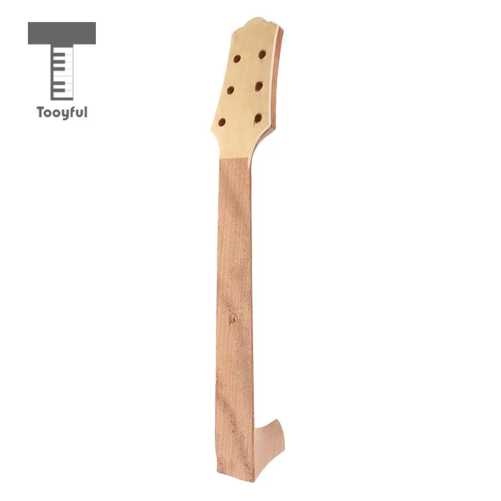 

Tooyful Mahogany 41inch Acoustic Folk Guitar Head Handle Neck Luthier DIY Parts