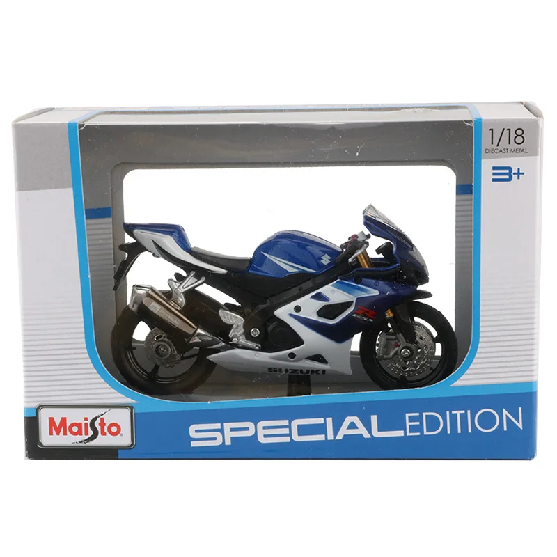 Maisto 1:18 Масштаб Модель мотоцикла Игрушка сплав Мотор велосипед GSX R1000 гоночный коллекция моделей автомобилей игрушки для мальчиков подарок на день рождения