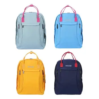 

Mummy Bag Waterproof Diaper Handbag Large Capacity New Simple Color Travel Nursing Stroller Baby Care Nappy Maternity Backpacks