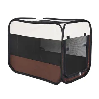 

Latest Pet Supplies Kennel Litter Pet Puppy Four-Sided Tent Dog Ctas Portable House Mosquito Net Cat Room Pet Tent Ventilation