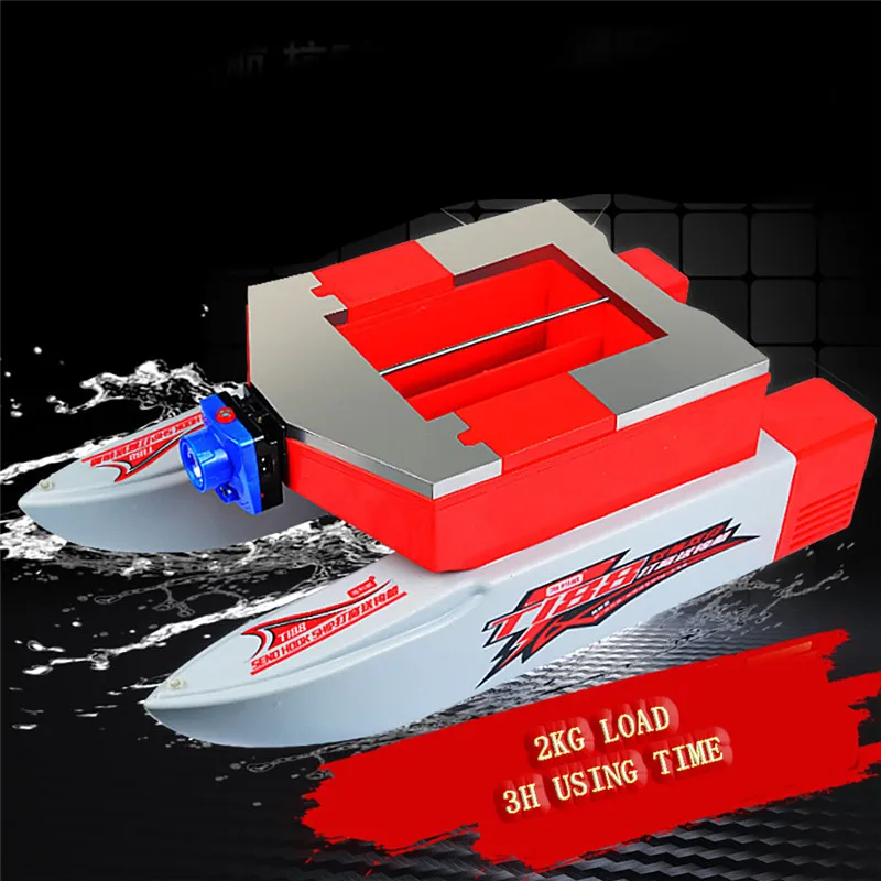 

57cm Fishing Bait RC Boat 500M Remote Fish Finder 5.4km/h Double Motor Toys