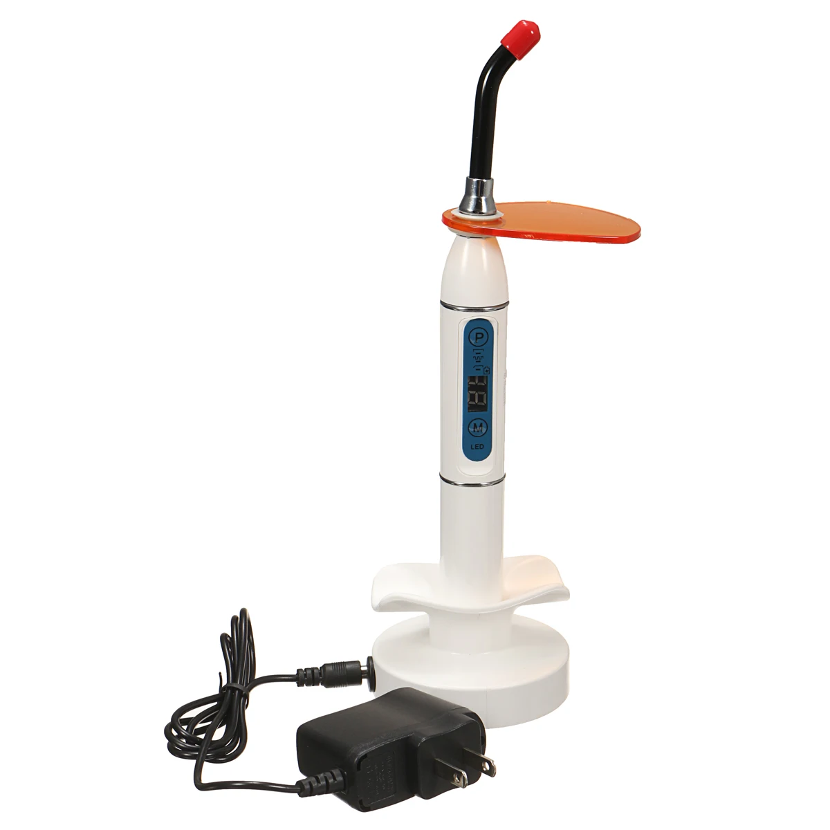 

LED Cure Light Lamp Dental Light Guide Stick Base Light-shielding Sheet 2000MW Tool US Plug XBUS Tools