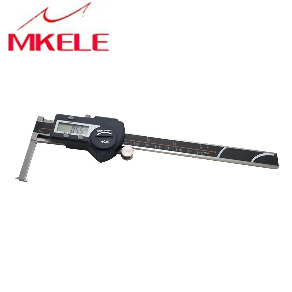 

13-200mm Digital Groove Caliper With Knife Edge Inner tank Stainless Stee Measuring Instruments IP54 Waterproof l