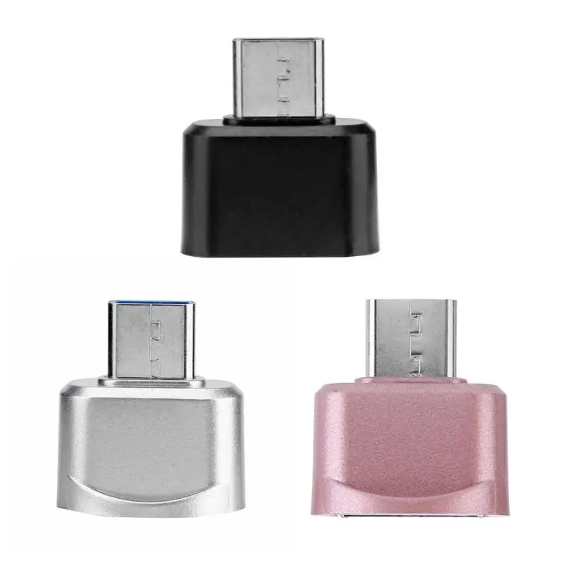 

1Pcs Type-C Android OTG Adapter Micro Connector Converter USB Male to USB Female High Quality Type-C Android OTG Adapter New