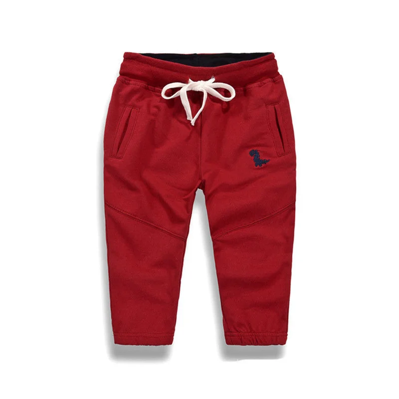 Осенняя детская одежда для маленьких мальчиков и девочек детские повседневные длинные эластичные брюки-карго однотонные прямые брюки для малышей От 1 до 7 лет