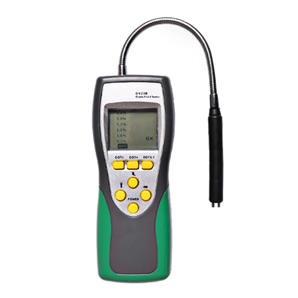 Tanie Kontrola oleju narzędzie diagnostyczne poziom wilgoci precyzyjny detektor zaczep kulowy ciągnika sondy samochód płyn hamulcowy Tester przenośny samochodowy