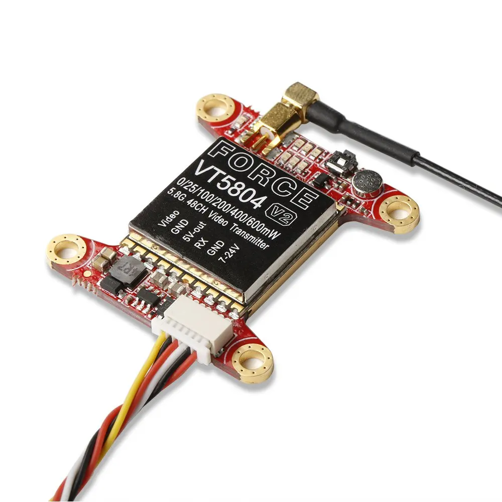 Новое поступление iFlight Force VT5804 V2 5 8G 48CH 0/25/100/200/400/600mW переключаемый FPV передатчик