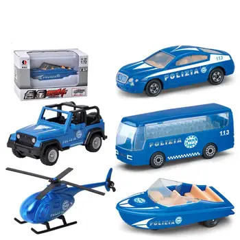 

LeadingStar Mini Blue Sliding Alloy Vehicle Series Modeling Toy for Kids Boys Toy Vehicles Toy Car