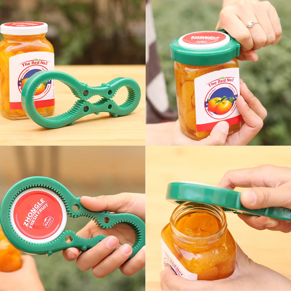 

Multifunction Bottle Can Openers Jar Container Lid Top Closer Remover Grip Twist Kitchen Tools Stopper Jar Opener