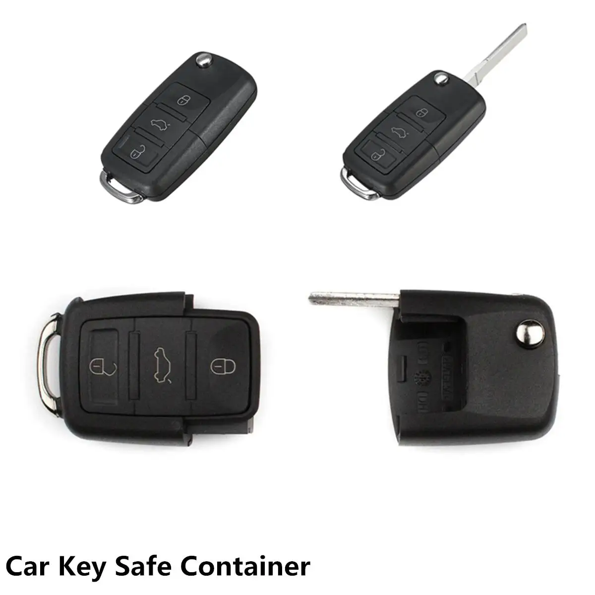 

Car Key Safe Compartment Container Secret Hide Hollow Stash Tool Key Case for Car Portable Safe Storage Key Container