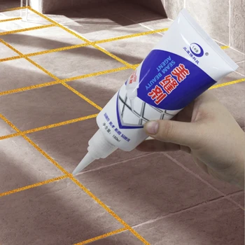 

Tile Grout Repair Pen Sealant Gap Filler Waterproof Mouldproof Filling Agents Wall Porcelain Tile Floor Cleaning Tool 5 Colors