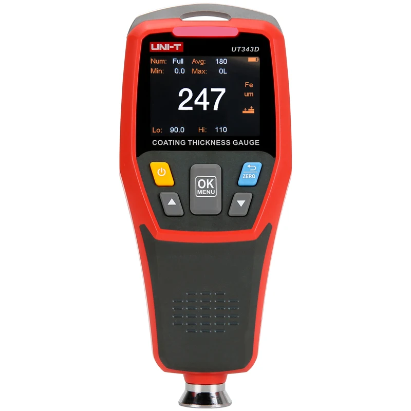  UNI-T UT343D Car Paint Film Coating Measure Digital iron FE/NFE measurement Portable Mini Thickness