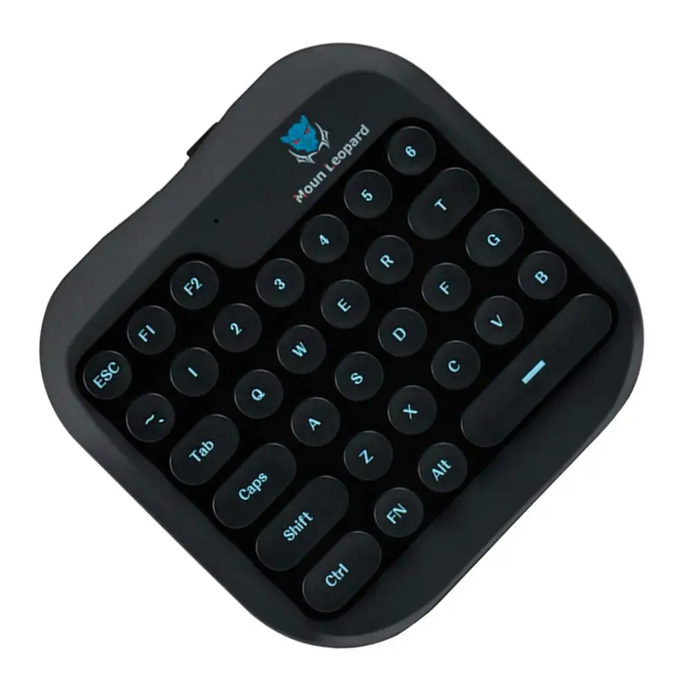 

Mechanical Gaming Keyboard RGB LED Backlit SADES Portable Mini ABS Gaming Keypad For Android Smartphones One-handed Keyboard